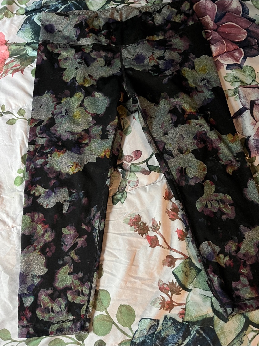 Floral Leggings Size L